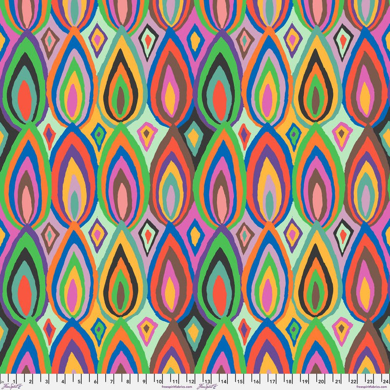 PRE-Order Kaffe Fassett February 2027 Collective- Flame PWGP219.MULTI- Half Yard - Modern Fabric Shoppe