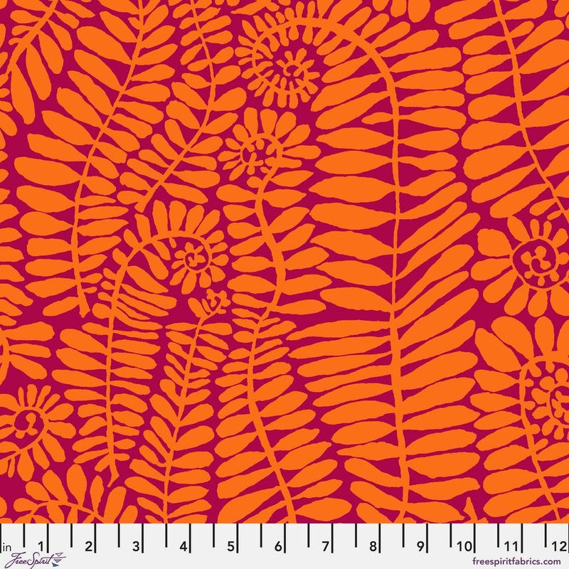 PRE-Order Kaffe Fassett February 2027 Collective- Fronds PWBM085.MAGENTA- Half Yard - Modern Fabric Shoppe