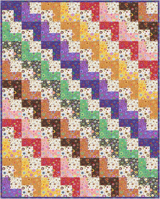 PRE - ORDER Kaffe Fassett - Firelight Quilt Kit featuring Ode to Roman Glass - Medium - December 2026 - Modern Fabric Shoppe
