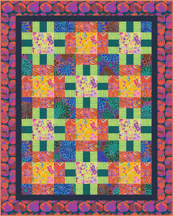 PRE - Order Kaffe Fassett - Gridlock Quilt Kit - February 2025 - Modern Fabric Shoppe