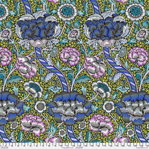 PRE - Order Kaffe Fassett - Morris & Co. December 2024 - Wandle PWKW012.CONTRAST - Half Yard - Modern Fabric Shoppe