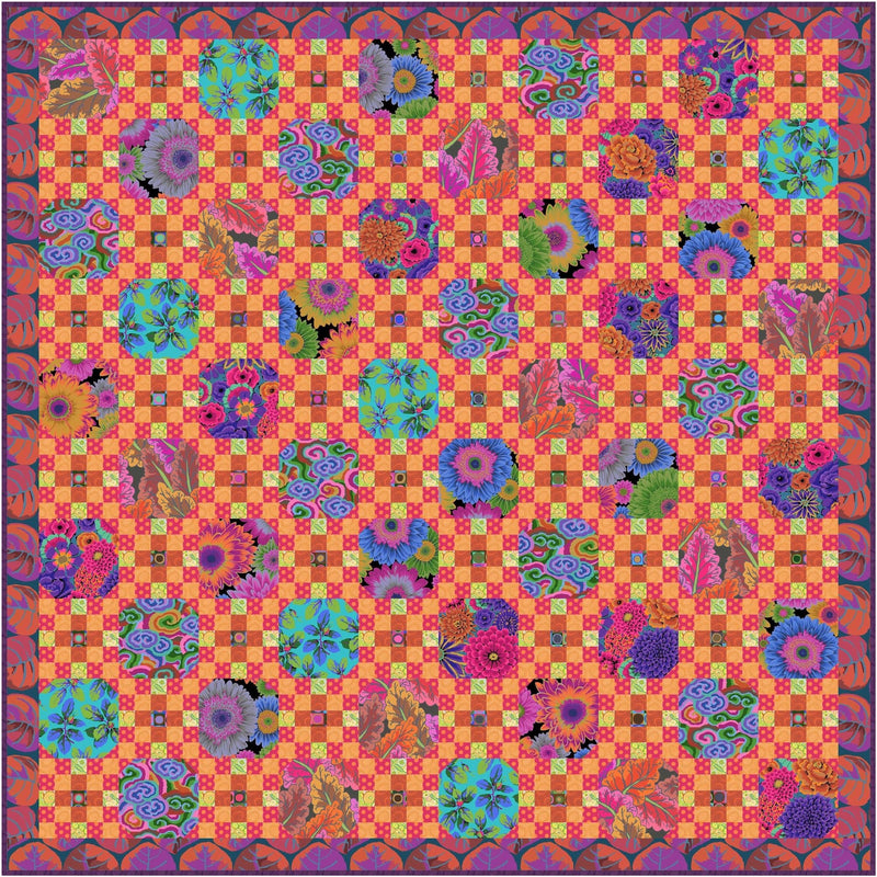 PRE-ORDER Kaffe Fassett- Mosaic in Bloom Quilt Kit- February 2027 - Modern Fabric Shoppe