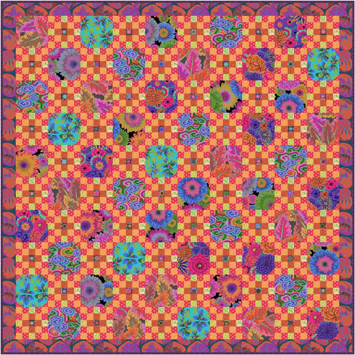PRE-ORDER Kaffe Fassett- Mosaic in Bloom Quilt Kit- February 2027 - Modern Fabric Shoppe