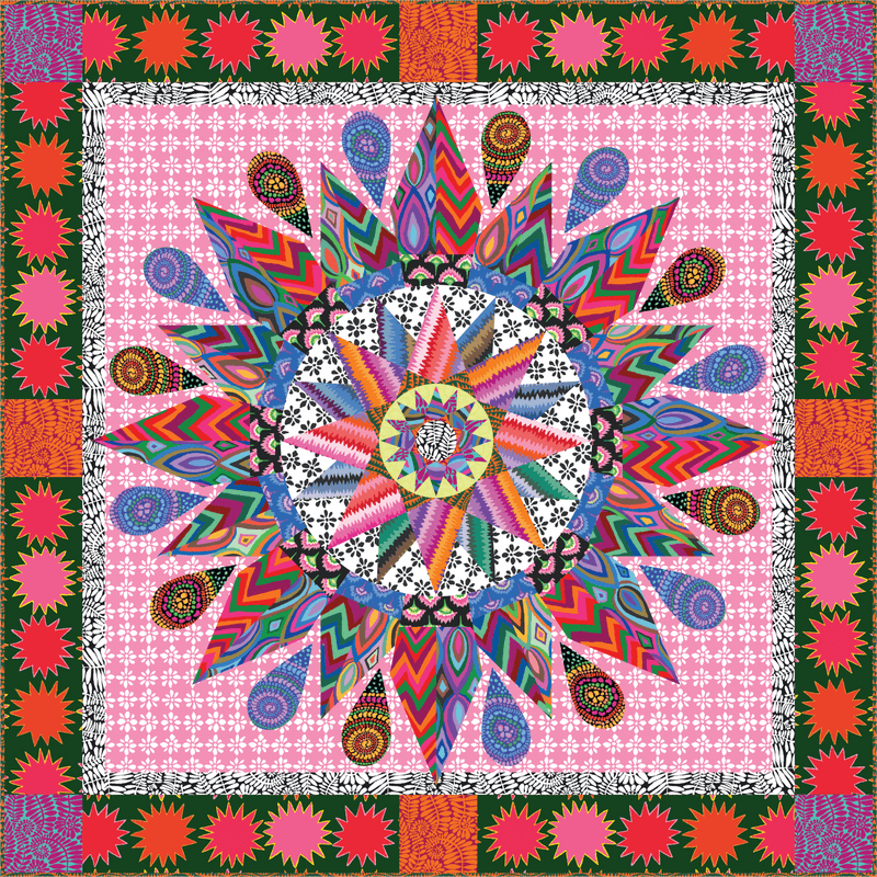 PRE-ORDER Kaffe Fassett- Solar Flare Quilt Ki- February 2027 - Modern Fabric Shoppe