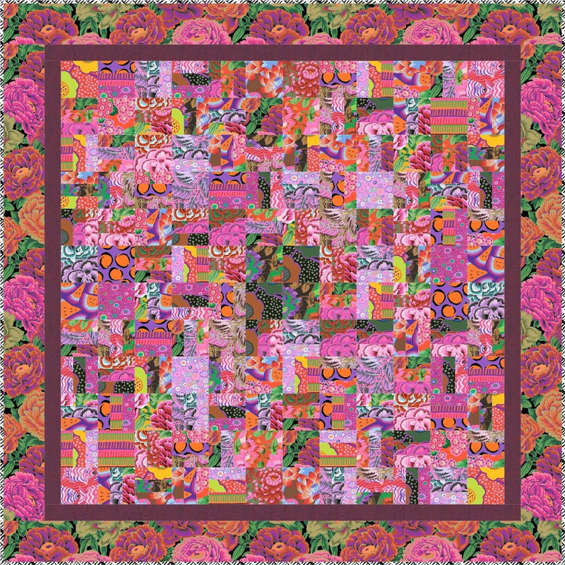 PRE - ORDER Kaffe Fassett - Static Quilt Kit - Hot August 2025 - Modern Fabric Shoppe