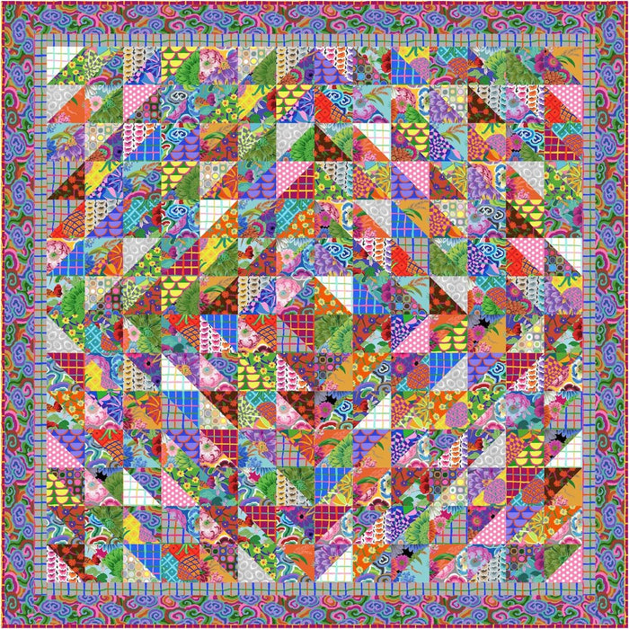PRE - ORDER Kaffe Fassett - Summer Days Quilt Kit - Warm - August 2026 - Modern Fabric Shoppe