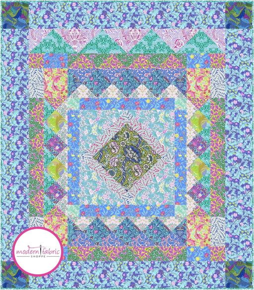 PRE-ORDER Kaffe x Morris & Co.- Cottage Garden Quilt Kit- December 2024 - Modern Fabric Shoppe