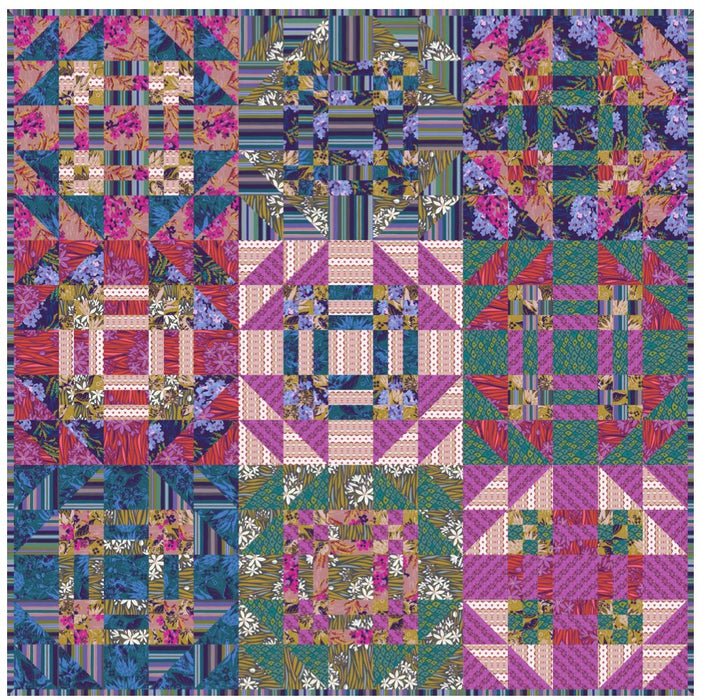 PRE - Order Kathy Doughty - Gables Quilt Kit featuring Wandering Eye - March 2025 - Modern Fabric Shoppe