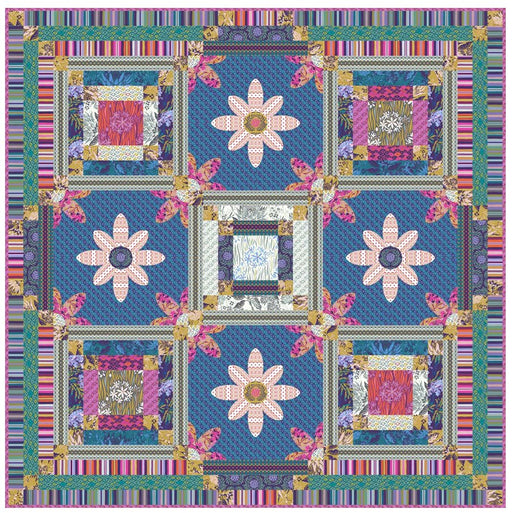 PRE - Order Kathy Doughty - Sidewalk Glance Quilt Kit featuring Wandering Eye - March 2025 - Modern Fabric Shoppe