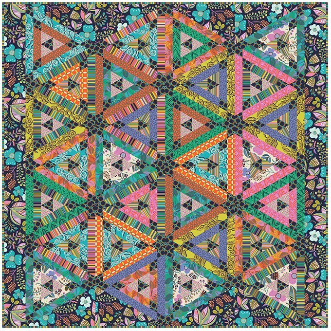 PRE - Order Kathy Doughty - Star Tracking Quilt Kit featuring Camouflage - March 2026 - Modern Fabric Shoppe
