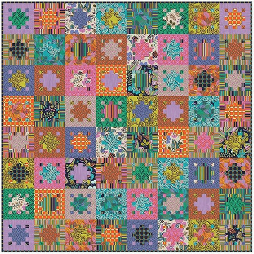 PRE - Order Kathy Doughty - Sun Squares Quilt Kit featuring Camouflage - March 2026 - Modern Fabric Shoppe