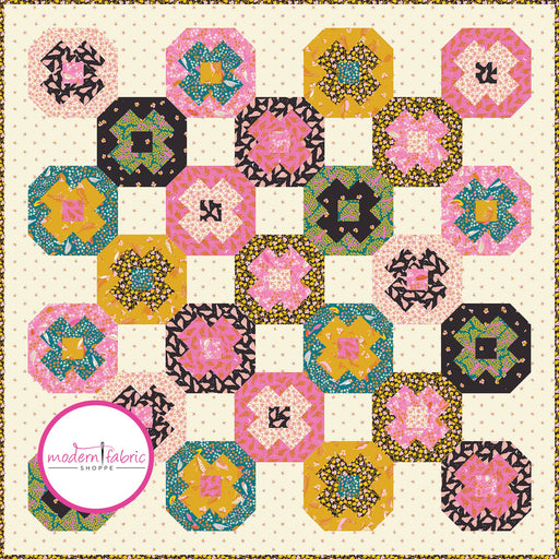 PRE-ORDER Kimberly Kight- Churn Dot Quilt Kit featuring Bird is the Word- December 2024 - Modern Fabric Shoppe