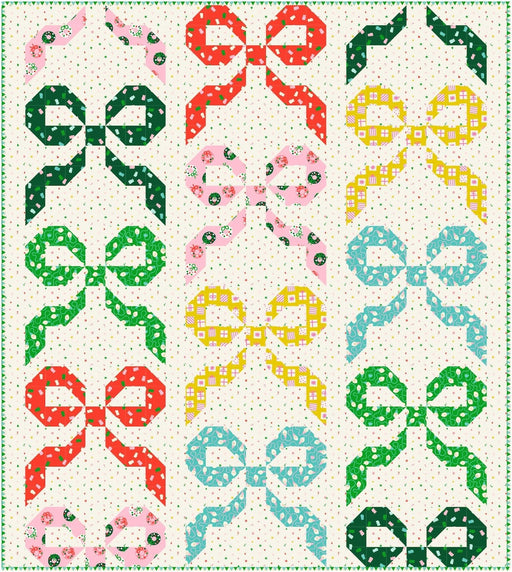 PRE - ORDER Kimberly Kight - Dancing Hexies Quilt Kit - featuring Merry Happy - May 2026 - Modern Fabric Shoppe