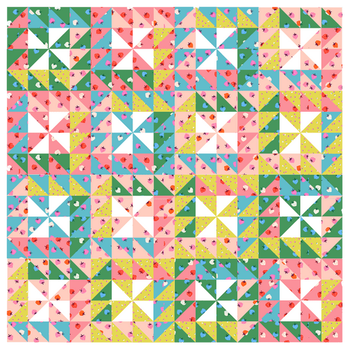 PRE - Order Kimberly Kight - Marjorie Quilt Kit featuring Strawberry - May 2025 - Modern Fabric Shoppe