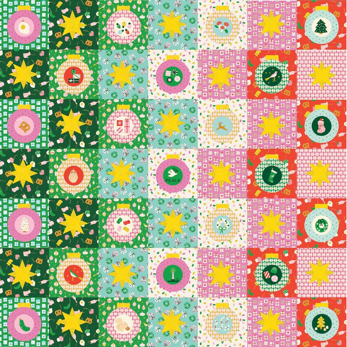 PRE - ORDER Kimberly Kight - Merry Happy Quilt Kit - featuring Merry Happy - May 2026 - Modern Fabric Shoppe
