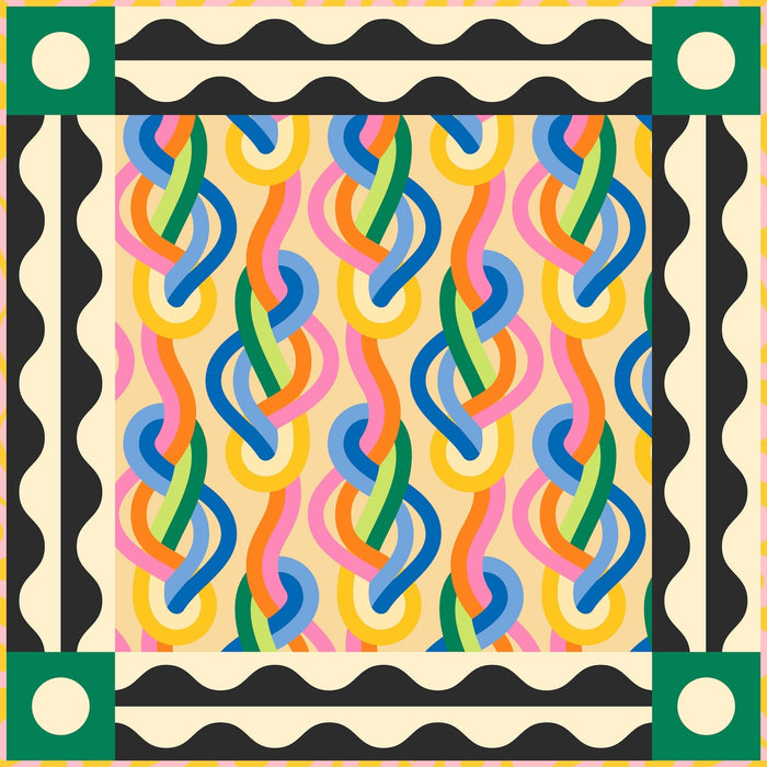 PRE - Order Knot To Be Missed Quilt Kit featuring Groove by Emily Van Hoff - May 2025 - Modern Fabric Shoppe