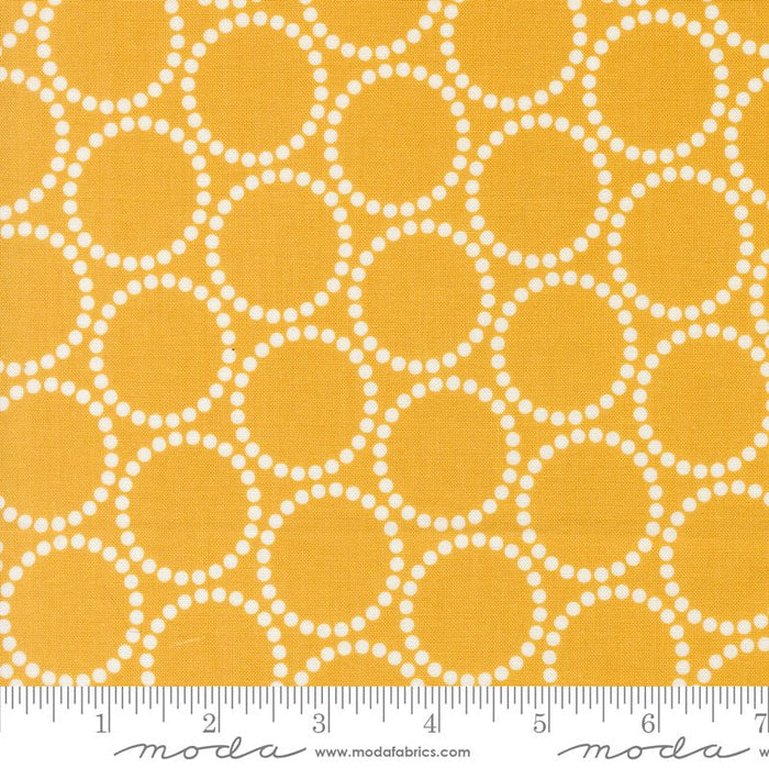 PRE - ORDER Love Letter by Lizzy House - Golden 37125 16 - Half Yard - January 2025 - Modern Fabric Shoppe