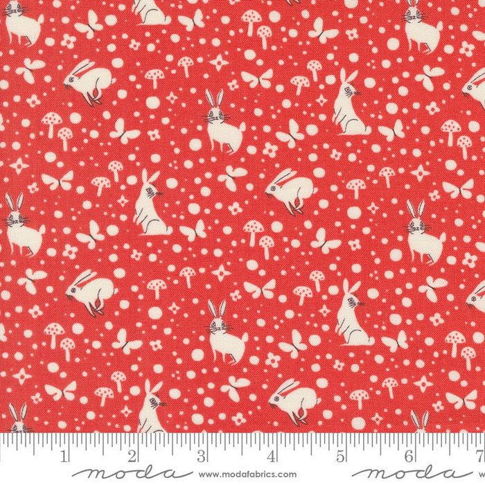 PRE - ORDER Love Letter by Lizzy House - Red 37127 18 - Half Yard - January 2025 - Modern Fabric Shoppe