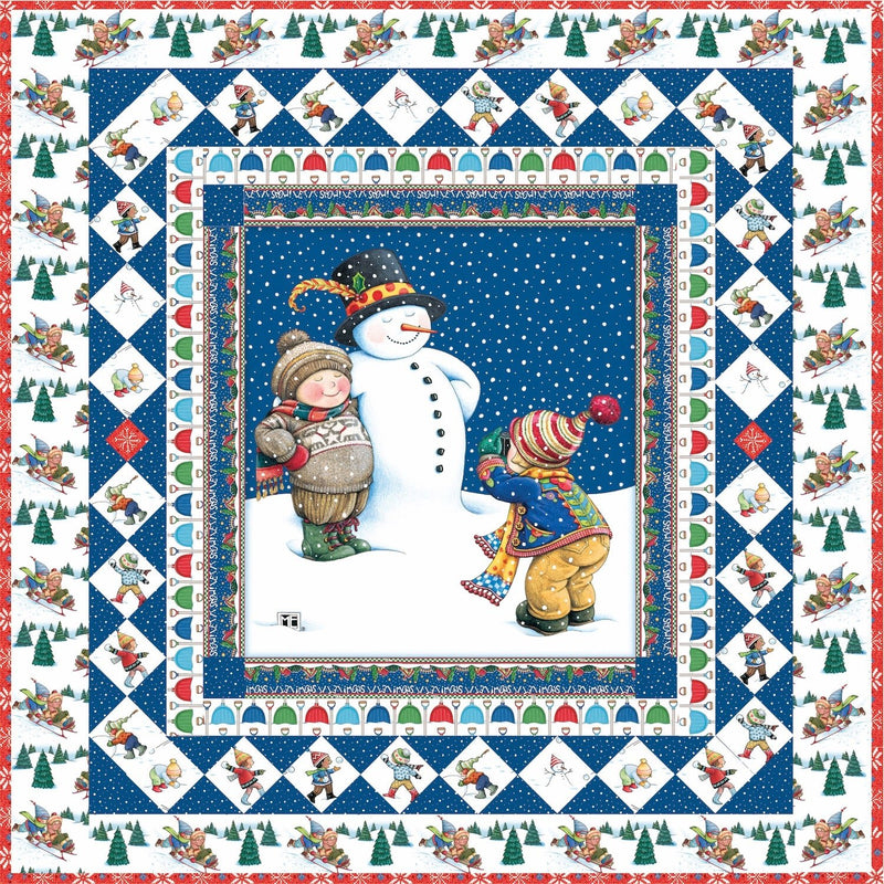 PRE - Order Memories Wall Hanging Kit featuring Snow Day by Mary Engelbreit - June 2026 - Modern Fabric Shoppe