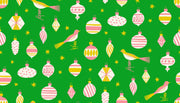 PRE - ORDER Merry Happy by Kimberly Kight - Baubles RS3098 15 - Verdant - Half Yard - May 2026 - Modern Fabric Shoppe