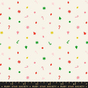 PRE - ORDER Merry Happy by Kimberly Kight - Christmas Confetti RS3103 12 - Multi - Half Yard - May 2026 - Modern Fabric Shoppe
