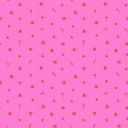 PRE - ORDER Merry Happy by Kimberly Kight - Christmas Confetti RS3103 17 - Lipstick - Half Yard - May 2026 - Modern Fabric Shoppe