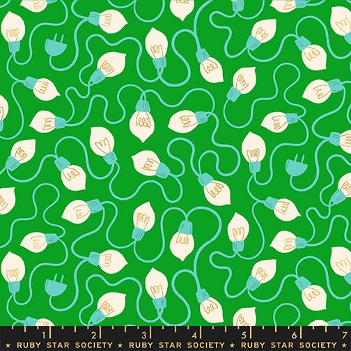 PRE - ORDER Merry Happy by Kimberly Kight - High Strung RS3101 22 - Verdant - Half Yard - May 2026 - Modern Fabric Shoppe