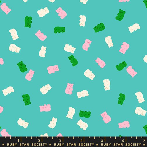 PRE - ORDER Merry Happy by Kimberly Kight - Merry Gummies RS3104 13 - Iceberg - Half Yard - May 2026 - Modern Fabric Shoppe