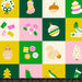 PRE - ORDER Merry Happy by Kimberly Kight - Merry Happy Panel RS3105 12 - Verdant - Half Yard - May 2026 - Modern Fabric Shoppe