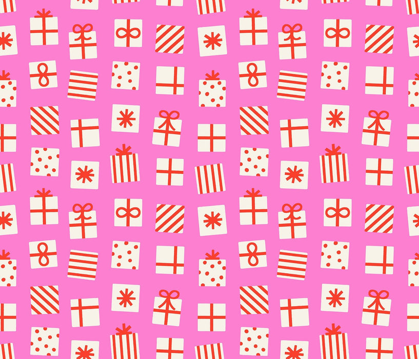 PRE - ORDER Merry Happy by Kimberly Kight - Secret Santa RS3100 15 - Lipstick - Half Yard - May 2026 - Modern Fabric Shoppe