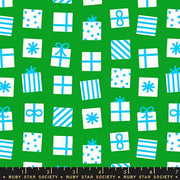 PRE - ORDER Merry Happy by Kimberly Kight - Secret Santa RS3100 18 - Verdant - Half Yard - May 2026 - Modern Fabric Shoppe