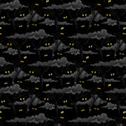 PRE - Order Moonlit Mischief by Mary Engelbreit - Eerie Night Forest PWMY049.BLACK - Half Yard May 2026 - Modern Fabric Shoppe