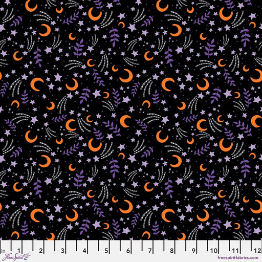 PRE - Order Moonlit Mischief by Mary Engelbreit - October Sky PWMY051.BLACK - Half Yard May 2026 - Modern Fabric Shoppe