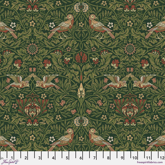 PRE - Order Morris & Company - Emery Walker's House - Bird PWWM097.TUMP - Half Yard - Modern Fabric Shoppe