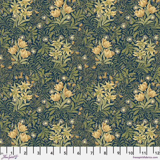 PRE - Order Morris & Company - Emery Walker's House - Bower PWWM099.NAVY - Half Yard - Modern Fabric Shoppe