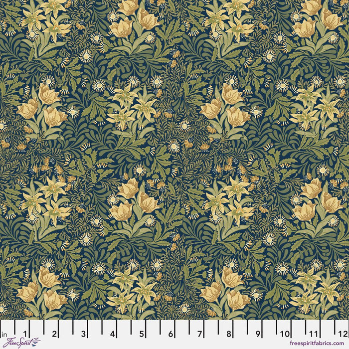 PRE - Order Morris & Company - Emery Walker's House - Bower PWWM099.NAVY - Half Yard - Modern Fabric Shoppe