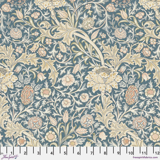 PRE - Order Morris & Company - Emery Walker's House - Trent PWWM111.WEBBSBLUE - Half Yard - Modern Fabric Shoppe