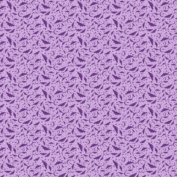 PRE - Order Mr. Bone Sews by Kimberlee Deers Moore - Bats 91078 - 80 Lilac - Half Yard - May 2025 - Modern Fabric Shoppe