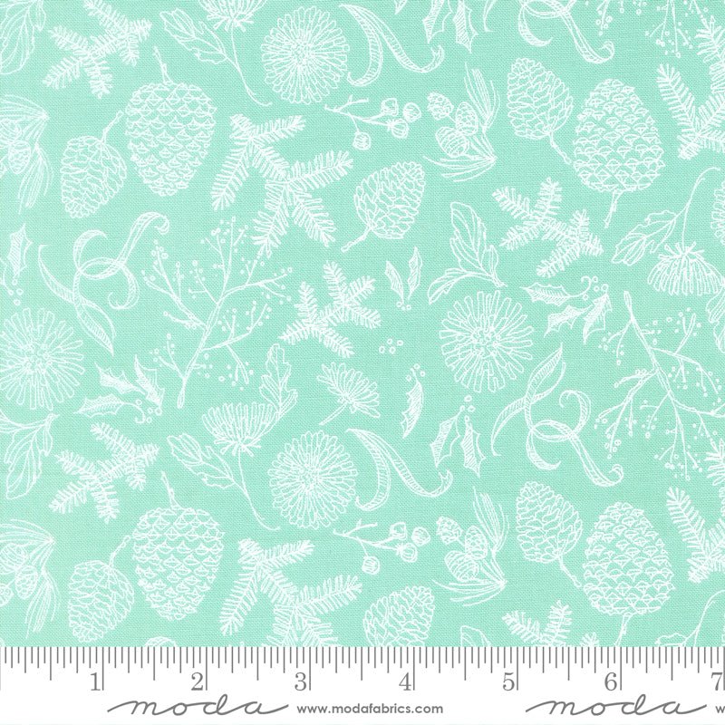 PRE-ORDER Mum's Christmas by Robin Pickens- Aqua 48824 12 - Half Yard- May 2027 - Modern Fabric Shoppe