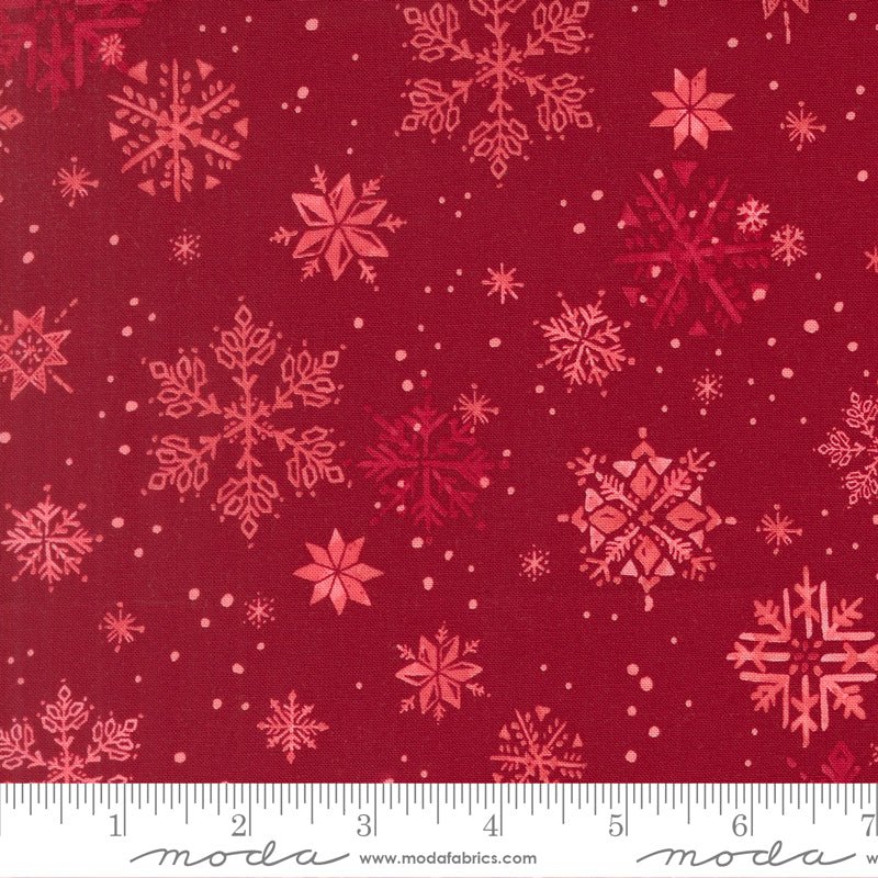 PRE-ORDER Mum's Christmas by Robin Pickens- Crimson 48823 14 - Half Yard- May 2027 - Modern Fabric Shoppe