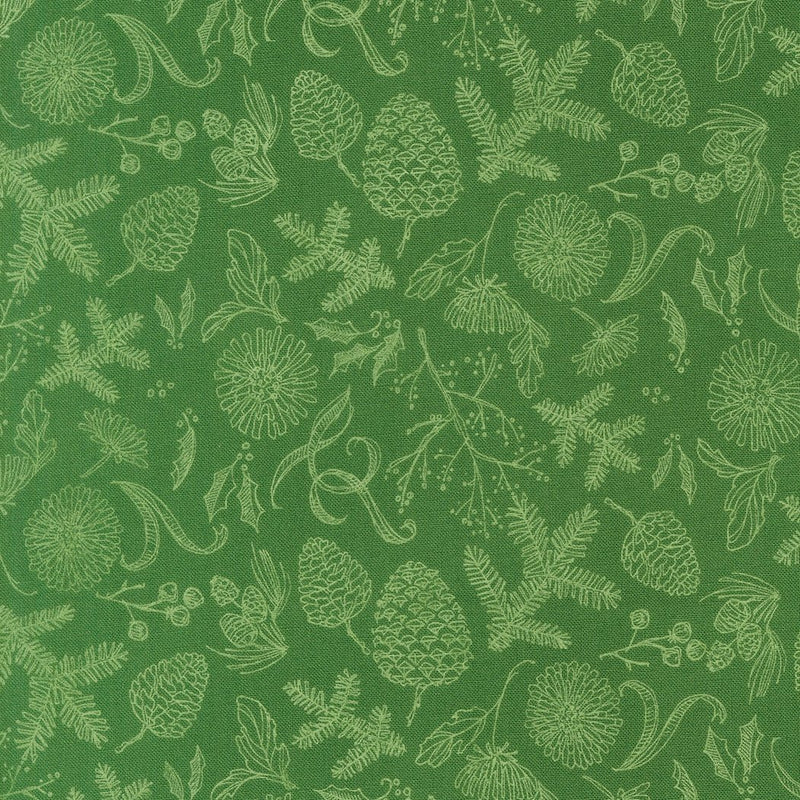 PRE-ORDER Mum's Christmas by Robin Pickens- Pine 48824 16 - Half Yard- May 2027 - Modern Fabric Shoppe