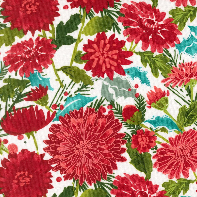PRE-ORDER Mum's Christmas by Robin Pickens- Snow 48820 11 - Half Yard- May 2027 - Modern Fabric Shoppe
