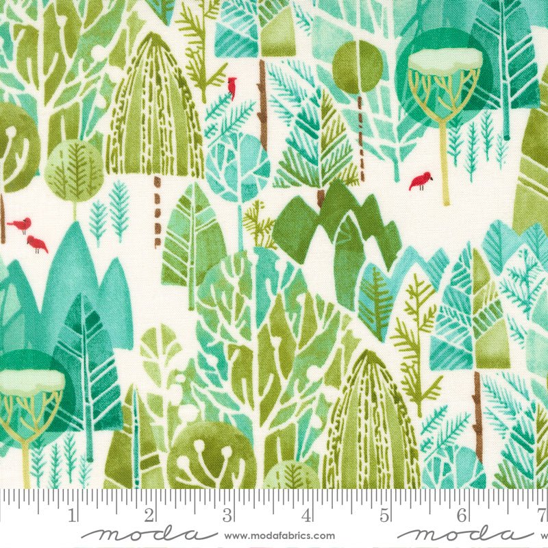 PRE-ORDER Mum's Christmas by Robin Pickens- Snow 48821 11 - Half Yard- May 2027 - Modern Fabric Shoppe