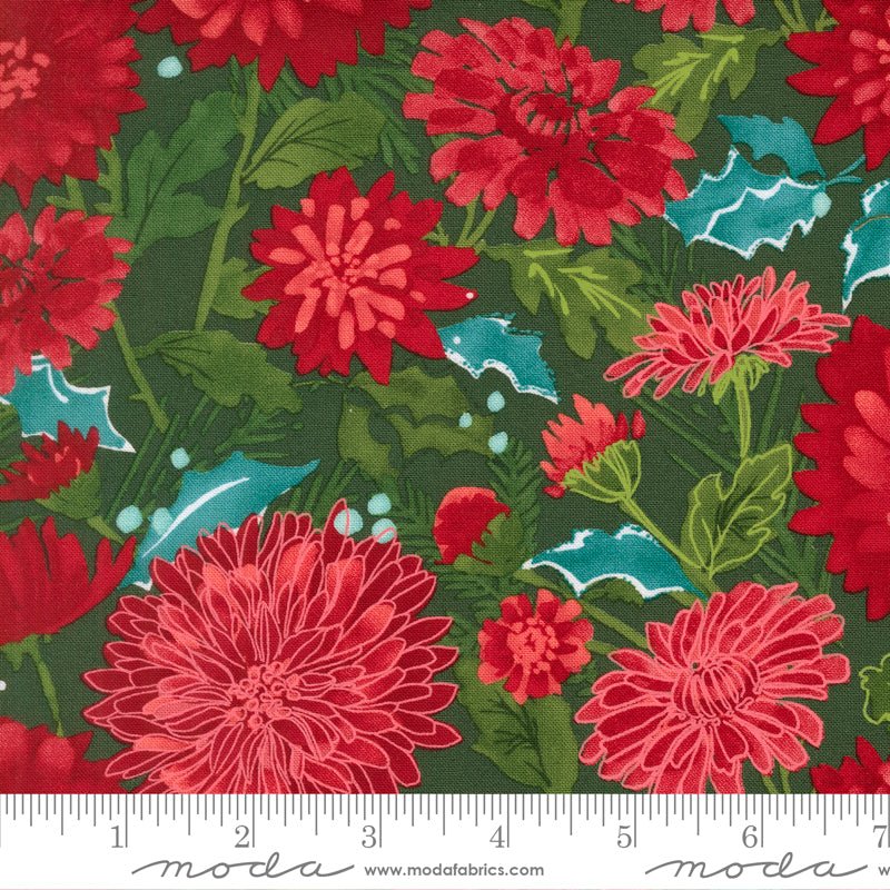 PRE-ORDER Mum's Christmas by Robin Pickens- Spruce 48820 17 - Half Yard- May 2027 - Modern Fabric Shoppe