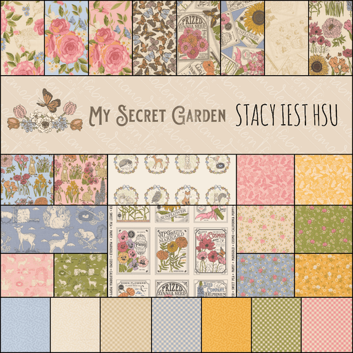 PRE - ORDER My Secret Garden by Stacy Iest Hsu - Fat Quarter Bundle - July 2026 - Modern Fabric Shoppe