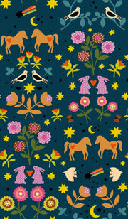 PRE - Order Mystic Fable by Alexia Marcella Abegg - RS 4144 16 Soft Black - Half Yard - March 2026 - Modern Fabric Shoppe