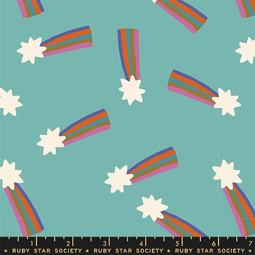 PRE - Order Mystic Fable by Alexia Marcella Abegg - RS 4148 13 Cottage Blue - Half Yard - March 2026 - Modern Fabric Shoppe