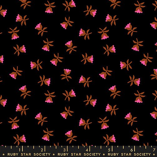 PRE - Order Mystic Fable by Alexia Marcella Abegg - RS 4151 18 Soft Black - Half Yard - March 2026 - Modern Fabric Shoppe
