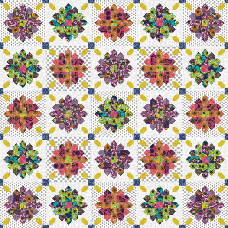 PRE - Order Natalie Barnes - California Quilt Kit featuring Winding Road - March 2026 - Modern Fabric Shoppe