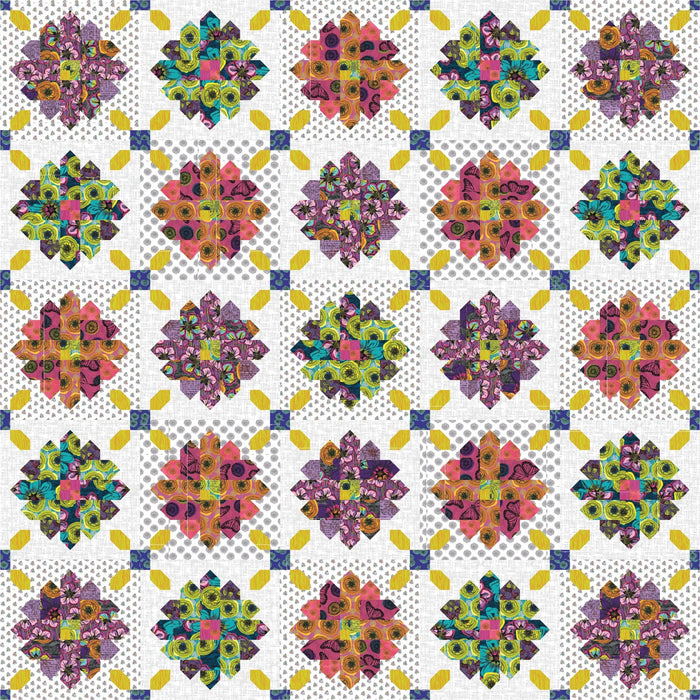 PRE - Order Natalie Barnes - California Quilt Kit featuring Winding Road - March 2026 - Modern Fabric Shoppe